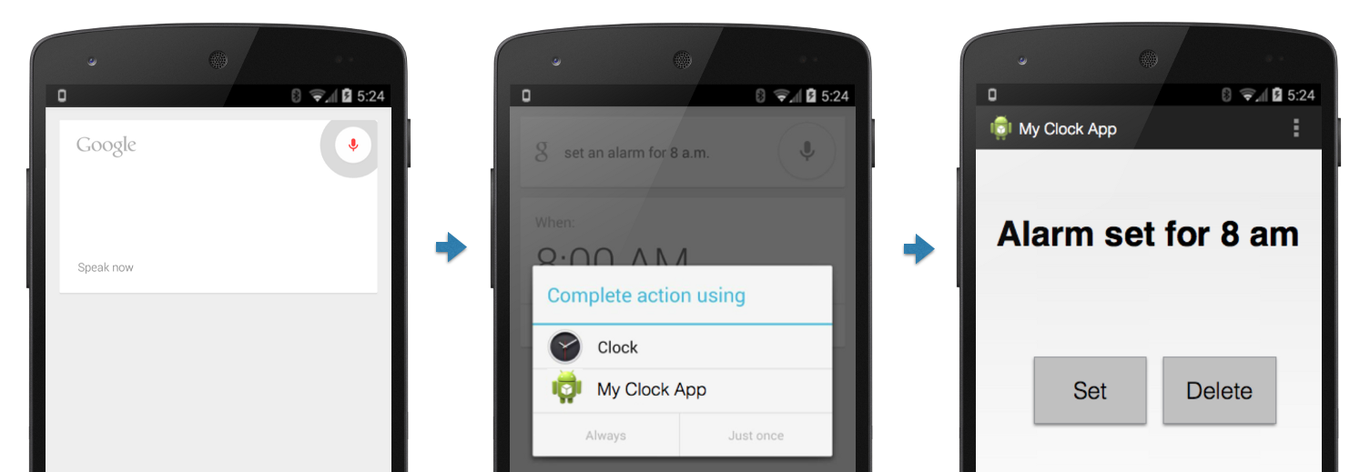 Common Intents Android Developers