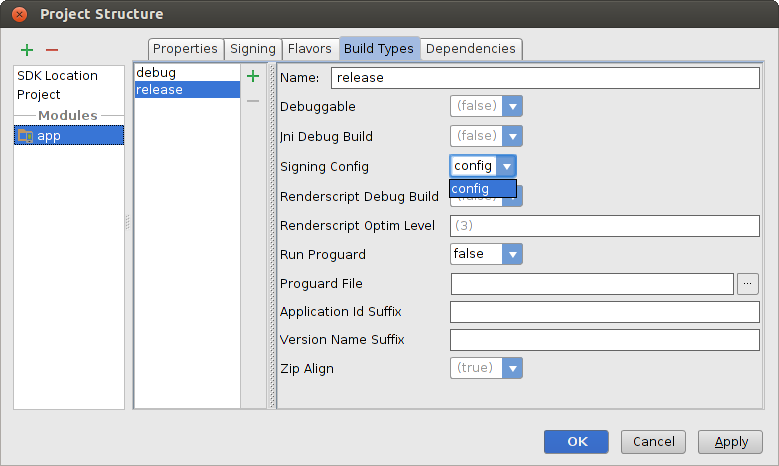 Debug pre-built APKs, Android Studio